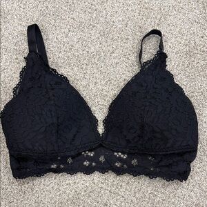 Chic Black Lace Bralette